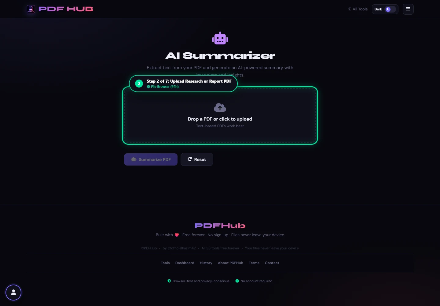 AI Summarizer file loaded